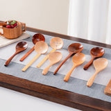Japanese-style Household Tableware Wooden Soup Spoon