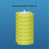 Disposable No Dead Angle Toilet Cleaning Brush