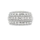 3.00ct Diamond Wedding Band Ring 10KT White Gold