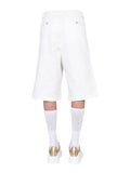 Alexander Mcqueen Men Japanese Gabardine Shorts
