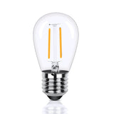 48 Ft. LED String Lights Outdoor Commercial Grade Waterproof Bulbs