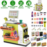 48-Piece: Pretend Cash Register Play Toy Set