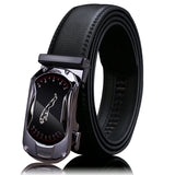 Mens Genuine Leather Belt With Automatic Buckle