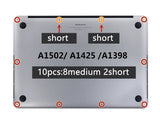 Applicable To Macbook Retina A1502 Bottom Shell Screw A1398 Rear Cover Screw A1425 Screw