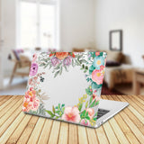 Plastic Laptop Protective Shell Partial Flower Series