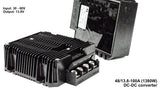 DC-DC Converters: step up/down transformers for 12V, 24V & 48V