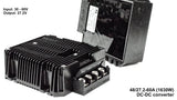 DC-DC Converters: step up/down transformers for 12V, 24V & 48V