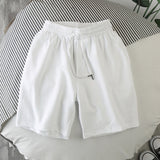 Mens Solid-Color Sports And Leisure Shorts