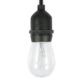 48ft Outdoor String Light Waterproof Patio String Lights Bulbs