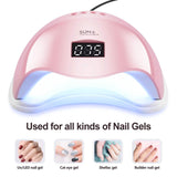 48W UV LED Gel Nail Lamp with 4 Timer