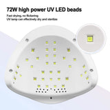 48W UV LED Gel Nail Lamp with 4 Timer