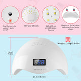 48W UV LED Nail Lamp Gel Polish Nail Dryer