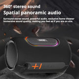 KP-592 Best-Selling Wireless Bluetooth Speaker Portable Outdoor RGB Subwoofer Home Desktop Speaker With Card Slot Mini Home Audio In Stock