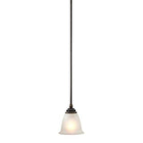 Progress Lighting Renovations Collection Mini-Pendant w/ Etched Glass