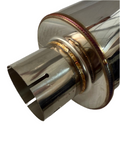 SPDZ1 LTR Race Muffler - 3" Inlet 4” Outlet