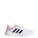adidas Womens QT Racer 3.0 Sneaker White/Black/Bliss Lilac 9