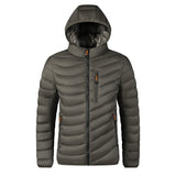 Plus-size Cotton-padded Coat With A Detachable Hood