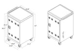 Mobile Charging Cart And Cabinet For Tablets Laptops 31 4 Device