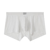 Mens Ice-silk Boxer Briefs Breathable And Cool-feel For Sports
