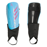 adidas Unisex-Adult X Match Shin Guards Sky Rush/White/Team Shock Pink Large
