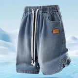 Trendy American-style Summer Slim-fit Denim Shorts