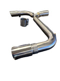 SPDZ1 Polished Tip Axle Back Muffler Exhaust for BMW F30 F32 335i 435i 2012-2016