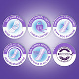 Molped Daily Freshness: pH Balanced Panty Liners for Women - Odor Control, Breathable, Absorbent - 40 Count
