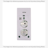 Anderic Substitute for Harbor Breeze TR326A 3-Speed Ceiling Fan Remote Control Compatible with MR101T Receiver 2AQZU-18007 [RRTRA049G1M]