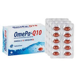 Omepa-Q10: Ultra-Absorbable Omega-3 Ubiquinol Supplement - 600mg Omega-3, 100mg Kaneka Ubiquinol, 30 Softgels