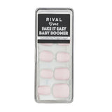 Rival Loves Me Fake It Easy Press-On Nails No02 Baby Boomer 24 pcs