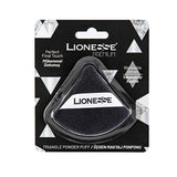 Lionesse Triangle Makeup Powder Puff for Precision Application