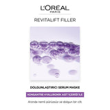 Loreal Paris Revitalift: Hyaluronic Acid Serum Mask - Intense Hydration & Fine Line Reduction - Plumping & Anti-Aging Face Treatment