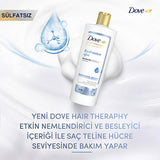 Dove Hair Therapy Hydration Spa Shampoo: Intense Moisture for Dry & Damaged Hair - Hyaluronic Acid, Deep Scalp Care, Stronger Hair