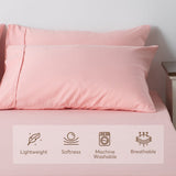 Kasentex Lightweight Sheet Set Twin/Full/Queen/King - Breathable Deep Pocket Bed Sheets with Pillowcases