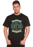 Best Surfing Men's Bamboo Viscose/Organic Cotton Short Sleeve Graphic T-Shirt