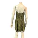 Calvin Klein Jeans Womens Micro Leopard Line Mini  Dress