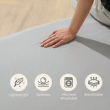 Kasentex Lightweight Sheet Set Twin/Full/Queen/King - Breathable Deep Pocket Bed Sheets with Pillowcases
