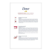 Dove Revitalizing Cherry Collection Gift Set – Cherry & Chia Milk Body Wash, Exfoliating Body Polish + Soap Bar (3 Piece Set)