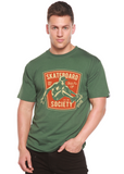 Skateboard Society Men's Bamboo Viscose/Organic Cotton Short Sleeve Graphic T-Shirt