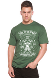 Built For Speed Men's Bamboo Viscose/Organic Cotton Short Sleeve Graphic T-Shirt