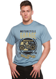 Motorcycle Garage Men's Bamboo Viscose/Organic Cotton Short Sleeve Graphic T-Shirt