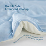 Kasentex Cooling Breathable Blanket Twin/Queen/King - Silky Soft Lightweight Comforter for Hot Sleepers