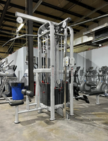 4 Stack Megatron Standard Jungle Gym - 2 Colors - Muscle D Fitness - Low Row, Lat Pulldown, Single Handle Hi/low Pulley, Double Hi/Low Pulley