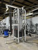 4 Stack Megatron Standard Jungle Gym - 2 Colors - Muscle D Fitness - Low Row, Lat Pulldown, Single Handle Hi/low Pulley, Double Hi/Low Pulley
