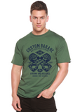 Custom Garage Men's Bamboo Viscose/Organic Cotton Short Sleeve Graphic T-Shirt