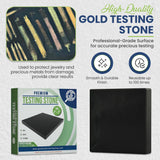 14K 18K Gold & Silver JSP Acid Jewelry Testing Kit with GTE Test stone