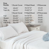 Kasentex Lightweight Duvet Cover Set - Breathable Bedding Set with Shams