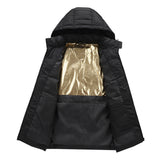 Smart Heating DC Warm Two-color Heating Constant Temperature Cotton-padded Coat
