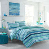 Poppy and Fritz Alex Bedding Collection Stripes Duvet Cover Set, Twin