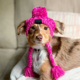 Fur Ball Warm And Windproof Fluffy Ball Knitting Method Dog Fighting Hat